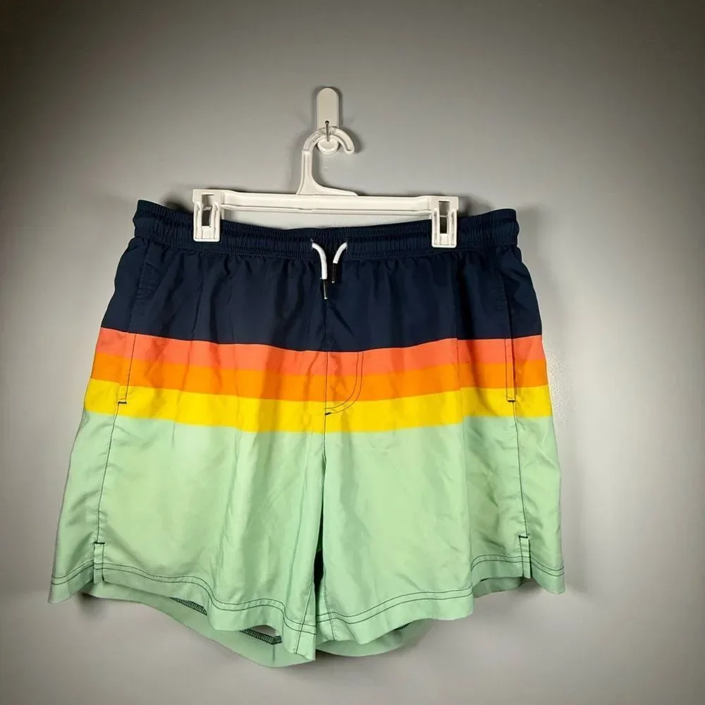Maamgic Mens Stretch Swimming Shorts Liner Swim Trunks Sz XL